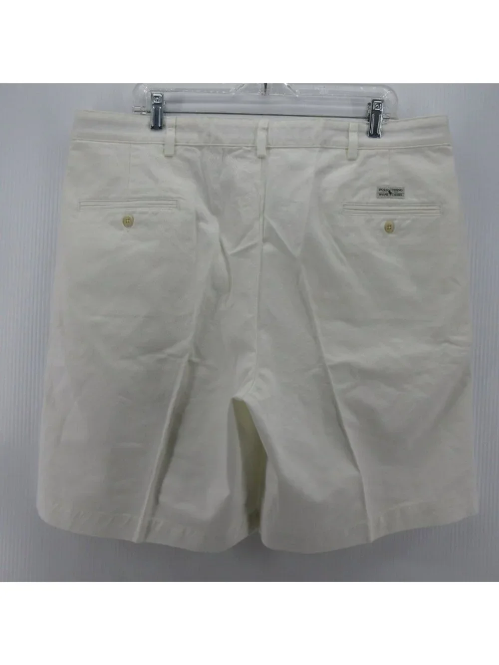 VINTAGE Polo Ralph Lauren Shorts 40 Tyler Chino Relaxed Pleated USA